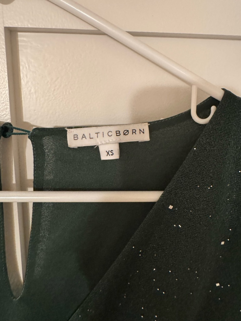 Baltic Born Emerald Green Glitter Maxi Dress - Picture 3 of 3